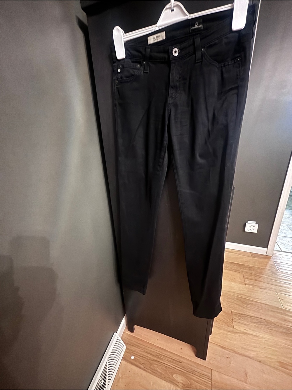 Ag Adriano Goldschmied - The Stilt Slim Black Skinny Jeans